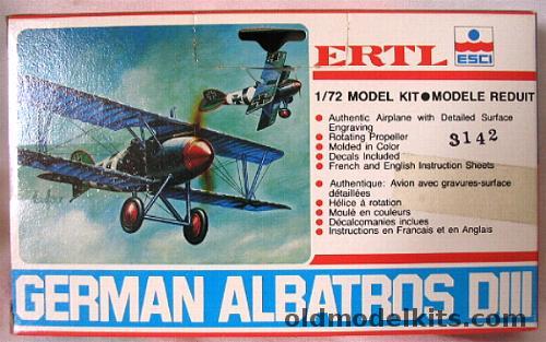 ESCI 1/72 Albatros DIII, 8253 plastic model kit